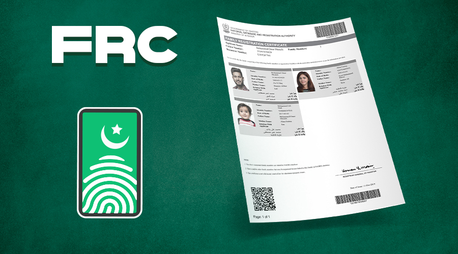 Apply Now FRC Nadra UK Online - Family Registration Certificate